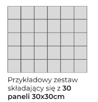 Panel tapicerowany kwadrat 30 x 30cm