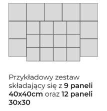 Panel tapicerowany kwadrat 40 x 40cm