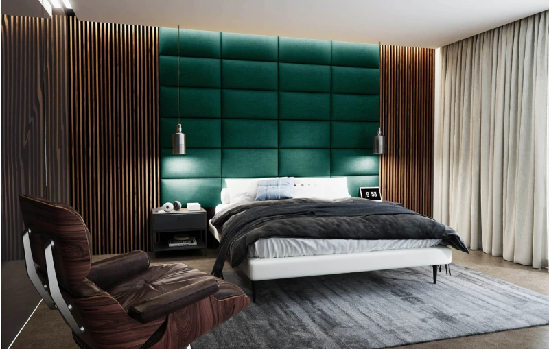 Panel tapicerowany prostokąt 30 x 60cm