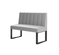 Ławka z oparciem tapicerowana Moderno 1