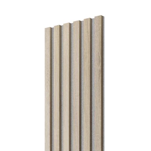 Lamele Slim DĄB SONOMA na szarym filcu 30x2,6x275 cm L3D