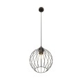 Lampa wisząca czarna z jednym kloszem Nando 1 BL 1