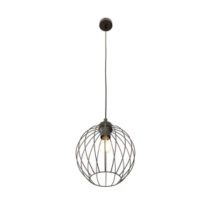 Lampa wisząca czarna z jednym kloszem Nando 1 BL