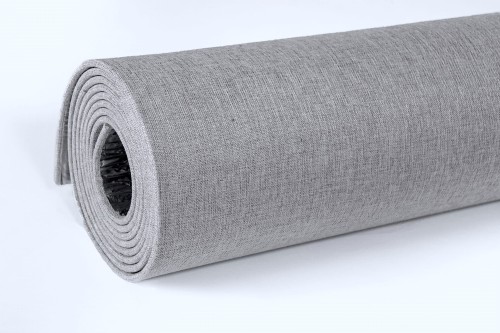 Tapeta z tkaniny na piance A005 Szara - Panel Samoprzylepny