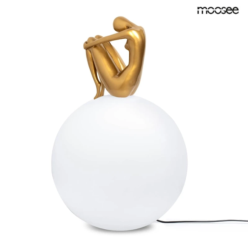 MOOSEE lampa podłogowa UOMO 35 złota 1