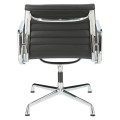 Fotel konferencyjny CH1081T czarna skóra chrom 9