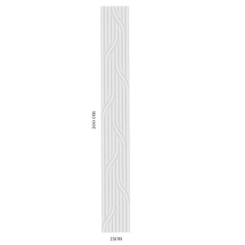 wymiary  Panel ścienny 3D Hill Trace W213
