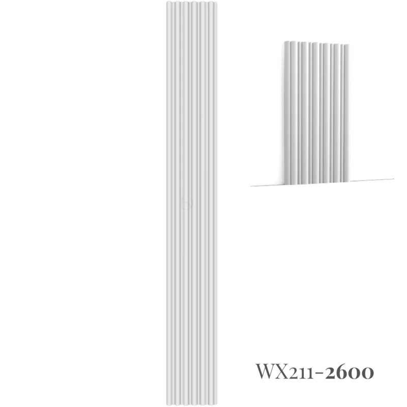 Panel ścienny 3D Flute WX211-2600 Orac 260 x 1,7 x 25,5 cm