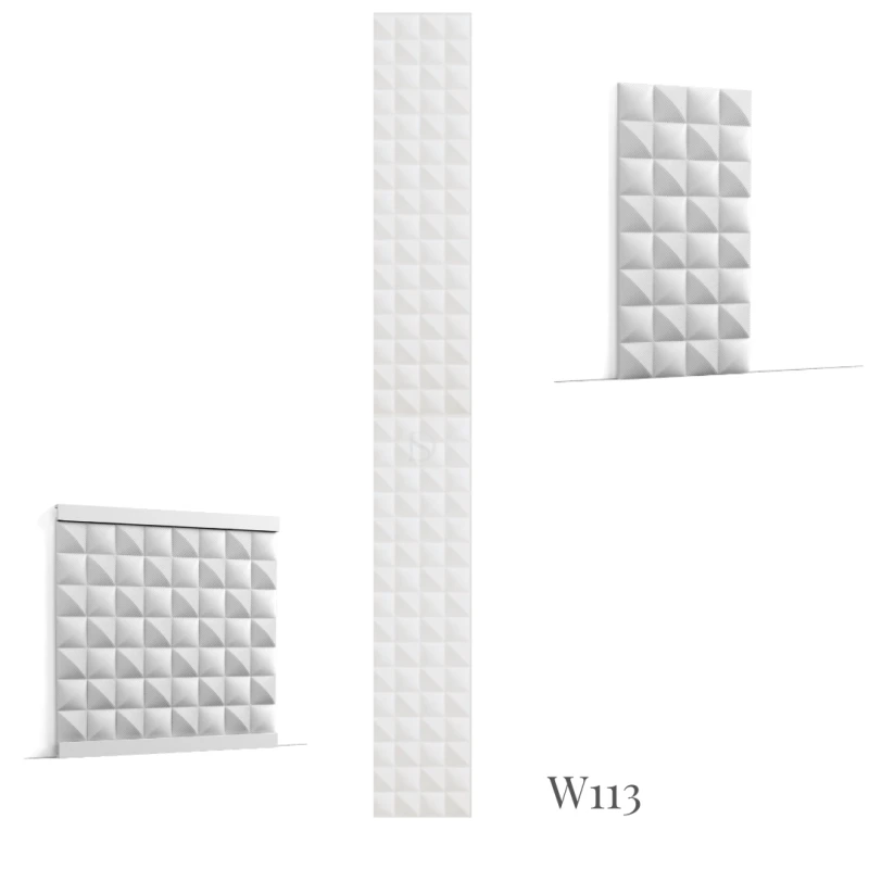 Panel ścienny 3D Cobble W113 Orac 200 x 25 x 2,2 cm