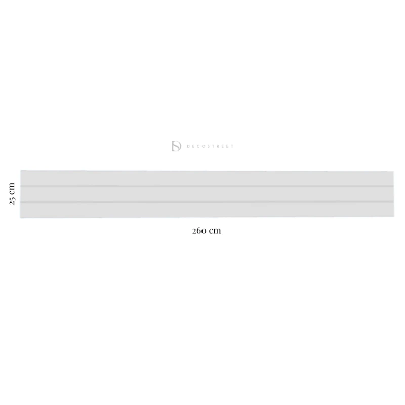ORAC wymiar Track WX205-2600 Orac 260 x 25 x 1,3 cm