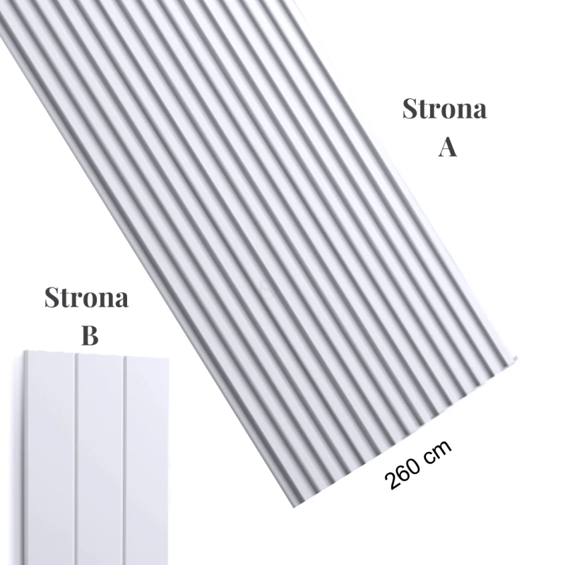 ORAC Track WX205-2600 biały panel dwustronny