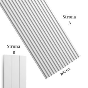 Dwustronny panel ścienny 3D Track WX205-2600 Orac 260 x 25 x 1,3 cm