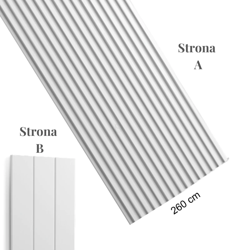 ORAC Track WX205-2600 biały panel dwustronny