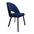 Krzesło tapicerowane Polo noga czarna metalowa profil 1