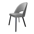 Krzesło tapicerowane Polo noga czarna metalowa profil 5