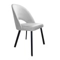 Krzesło tapicerowane Polo noga czarna metalowa profil 6
