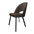 Krzesło tapicerowane Polo noga czarna metalowa profil 7