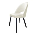 Krzesło tapicerowane Polo noga czarna metalowa profil 9
