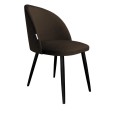 Krzesło tapicerowane Colin noga czarna 8