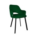 Krzesło tapicerowane Milano noga czarna profil 12