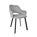 Krzesło tapicerowane Milano noga czarna profil 13
