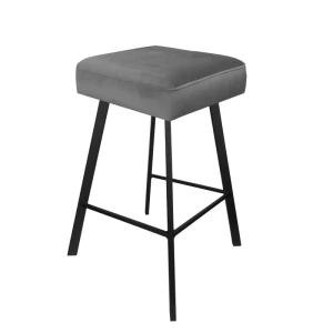 Hoker tapicerowany Max podstawa czarna profil 70cm
