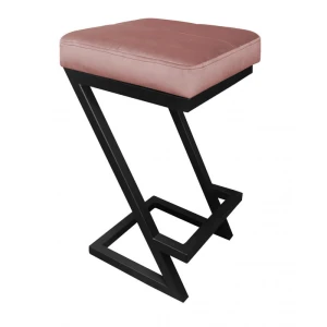 Hoker tapicerowany Zeta 65cm podstawa czarna