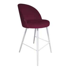 Hoker tapicerowany Trix podstawa biała 67cm