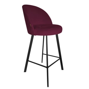 Hoker tapicerowany Trix podstawa czarna profil 67cm