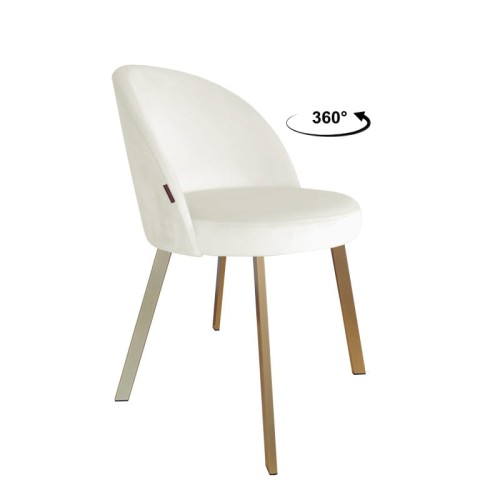 Krzesło obrotowe Trix podstawa złota profil