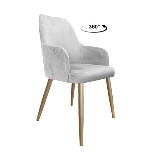 Krzesło obrotowe Westa noga złota