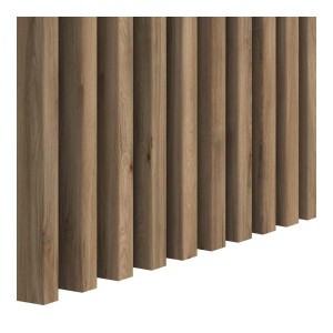 Lamel Mini 4-stronny laminat Dąb Ciemny 3x1,6x275 cm LEO