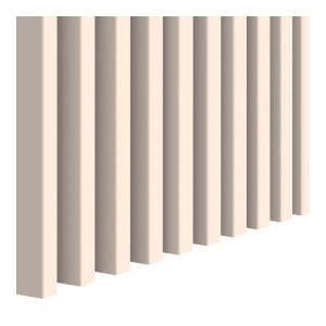 Lamel Mini 4-stronny laminat beż 3x1,6x275 cm LEO