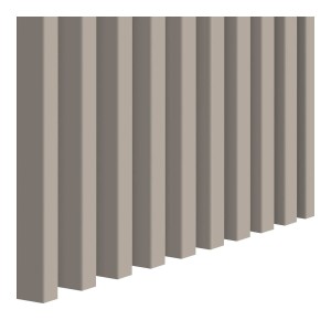 Lamel Mini 4-stronny laminat kaszmir 3x1,6x275 cm LEO