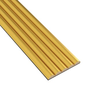 Panele Lamele półokrągłe złote na filcu 14,5 cm LEO