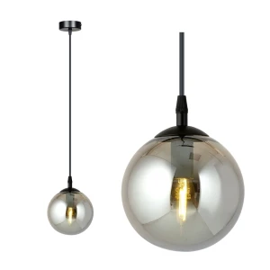 Lampa wisząca Cosmo 1 BL Grafitowy klosz