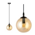 Lampa wisząca Cosmo 1 BL Miodowy klosz 2