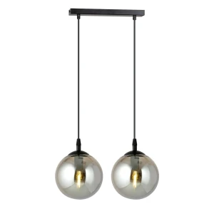 Lampa wisząca Cosmo 2 BL Grafitowe klosze
