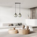 Lampa wisząca Cosmo 2 BL Grafitowe klosze 4