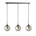 Lampa wisząca Cosmo 3 BL Grafitowe klosze 1