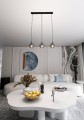 Lampa wisząca Cosmo 3 BL Grafitowe klosze 3
