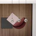 Lampa wisząca Cosmo 3 BL Grafitowe klosze 5