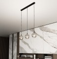 Lampa wisząca Cosmo 3 BL Grafitowe klosze 6