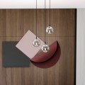 Lampa wisząca Cosmo 3 BL PREMIUM Grafitowe klosze 5
