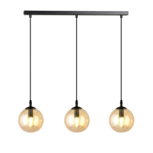 Lampa wisząca Cosmo 3 BL Miodowe klosze