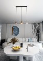 Lampa wisząca Cosmo 3 BL MIX różnobarwne klosze 3