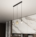 Lampa wisząca Cosmo 3 BL MIX różnobarwne klosze 6