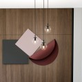 Lampa wisząca Cosmo 3 BL PREMIUM Transparent Przezroczyste klosze 5