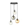 Lampa wisząca Cosmo 4 BL PREMIUM Mix kolorów kloszy 1