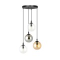 Lampa wisząca Cosmo 4 BL PREMIUM Mix kolorów kloszy 2